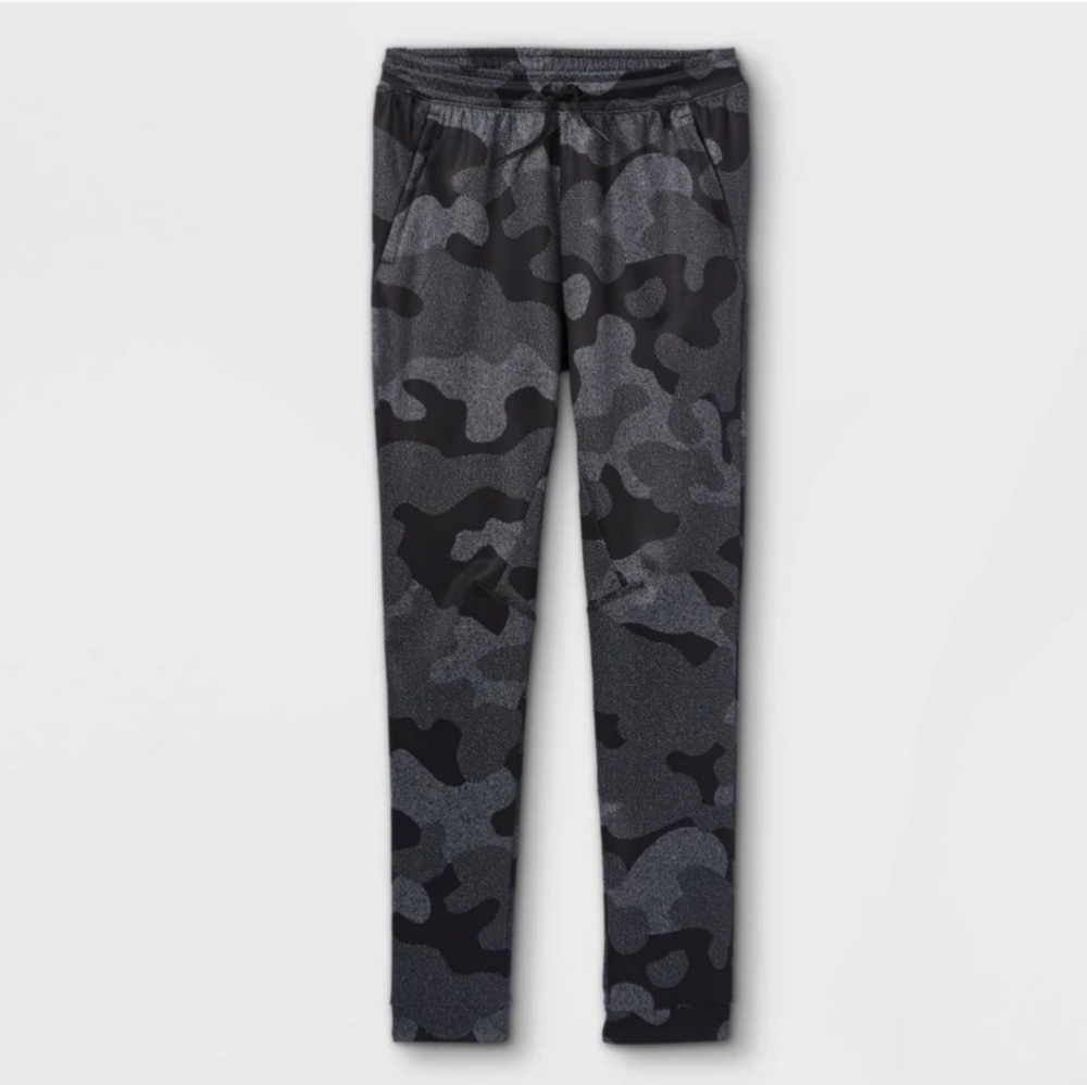 Boys' Performance Jogger Pants - All In Motion Black/Camo XS (4/5)